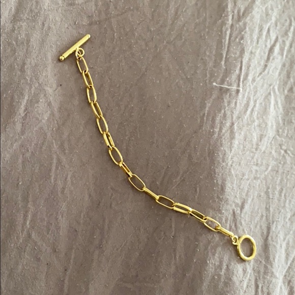 Womens gold plated  clip bracelet - Picture 2 of 2